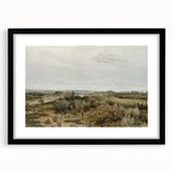 Vintage Landscape Art: Serene Countryside River Print