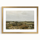 Vintage Landscape Art: Serene Countryside River Print