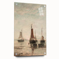Vintage Sailing Ship Art – Classic Coastal Seascape Wall Print