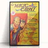 Vintage Magazine Cover Art – The Magic Carpet Retro Print
