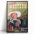 Vintage Magazine Cover Art – Mammoth Western Gambling Print