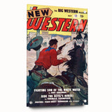 Vintage Magazine Cover Art – New Western Retro Print