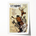 Vintage Magazine Cover Art - Retro Action Fantasy Magazine Print