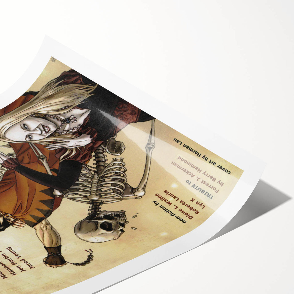 Vintage Magazine Cover Art - Retro Action Fantasy Magazine Print
