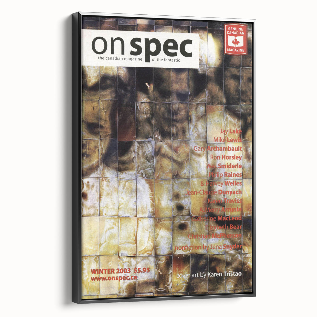 Vintage Magazine Cover Art - Retro Abstract Magazine Print