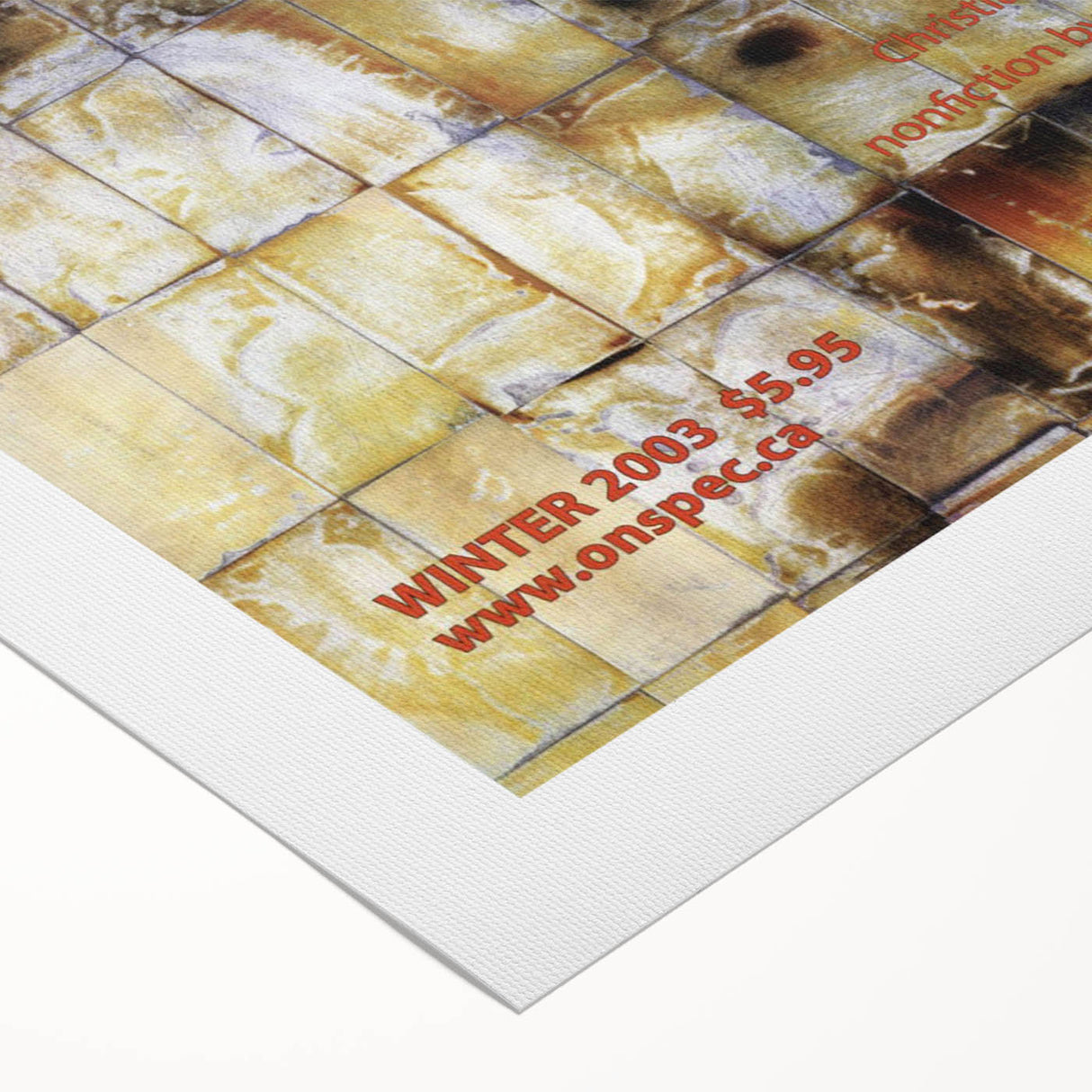 Vintage Magazine Cover Art - Retro Abstract Magazine Print