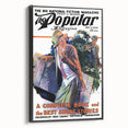 Vintage Magazine Cover Art - Retro Fiction Magazine Print