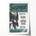 Vintage Magazine Cover Art - Suspense Hearse of Another Colour