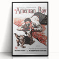 Vintage Magazine Cover Art - American Boy River Man April 1938