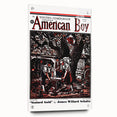 Vintage Magazine Cover Art - American Boy July 1937 Stained Gold