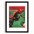 Vintage Magazine Cover Art - American Boy October 1936 Trouble on the Snaffle