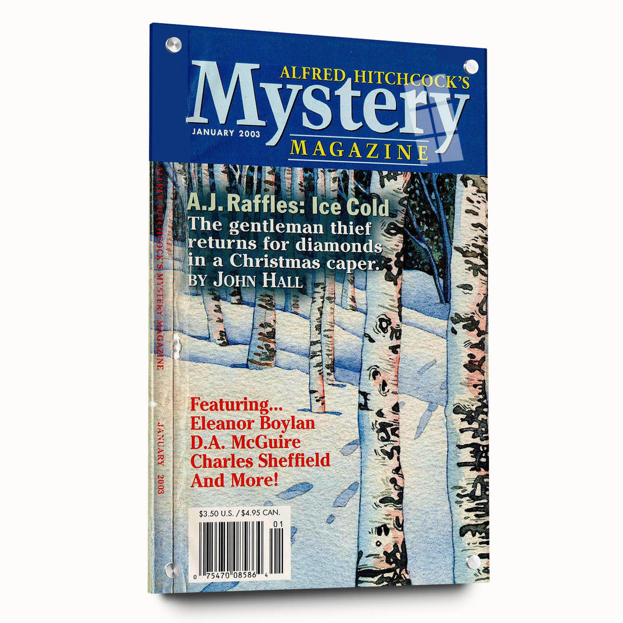 Vintage Magazine Cover Art - Alfred Hitchcock’s Mystery Magazine