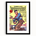 Circle Star Trouble - Vintage Western Magazine Cover Art