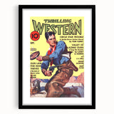 Circle Star Trouble - Vintage Western Magazine Cover Art