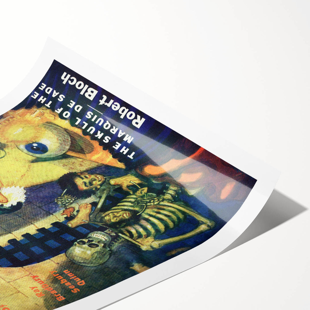 The Skull of Marquis de Sade - Vintage Horror Magazine Cover Art
