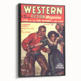 Vintage Magazine Cover Art – Western Fiction Classic Print