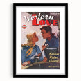Vintage Magazine Cover Art – Western Love Classic Romance Print