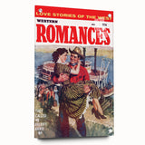 Vintage Magazine Cover Art – Western Romances Classic Print