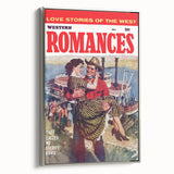 Vintage Magazine Cover Art – Western Romances Classic Print