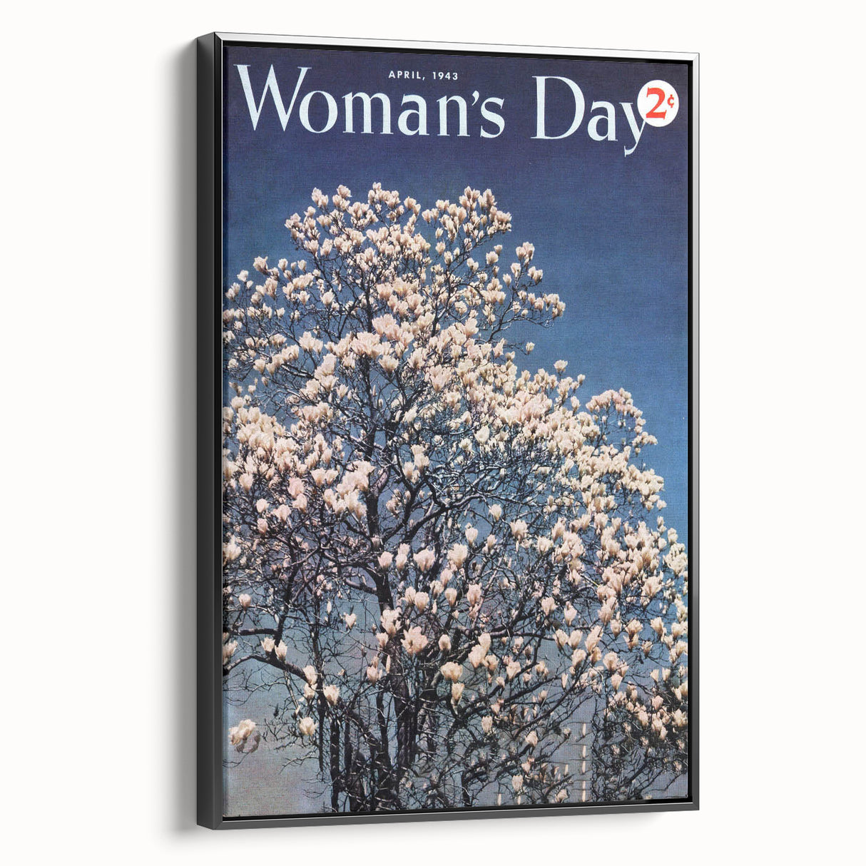 Vintage Magazine Cover Art – Woman’s Day Floral Spring Print
