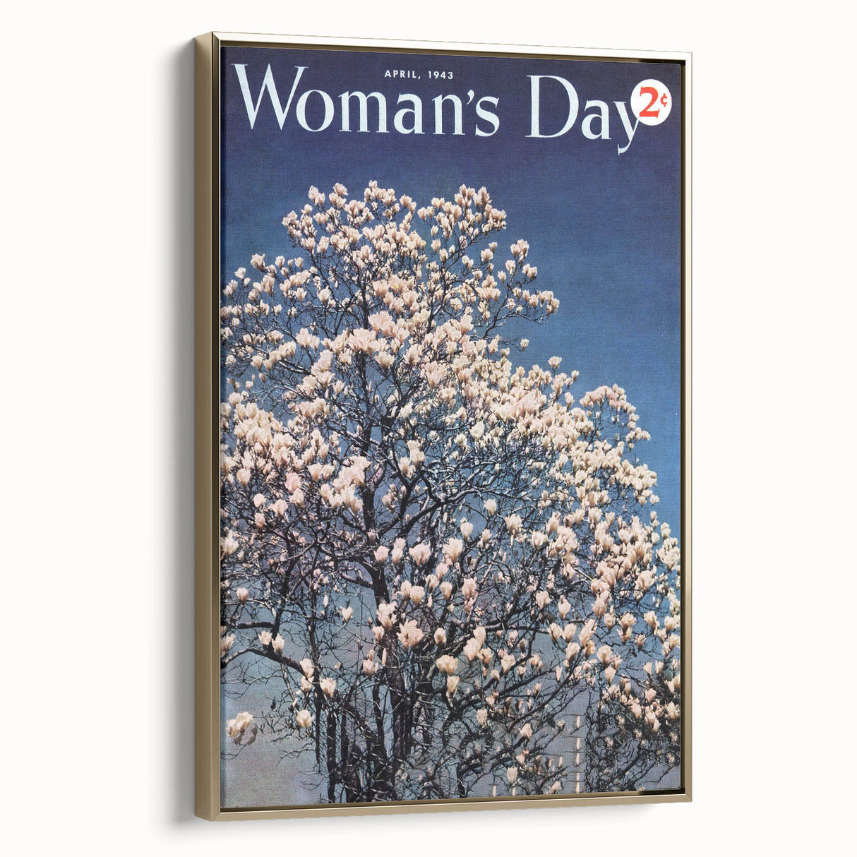 Vintage Magazine Cover Art – Woman’s Day Floral Spring Print