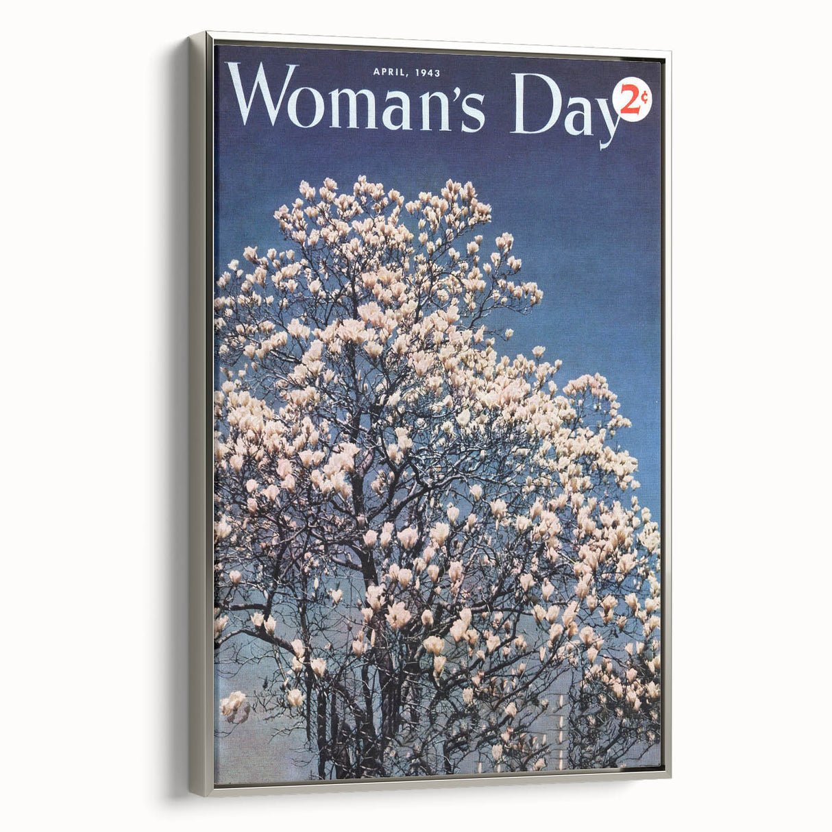 Vintage Magazine Cover Art – Woman’s Day Floral Spring Print