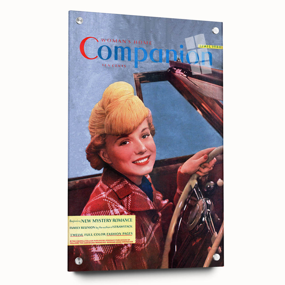 Vintage Magazine Cover Art – Woman’s Home Companion Retro Print