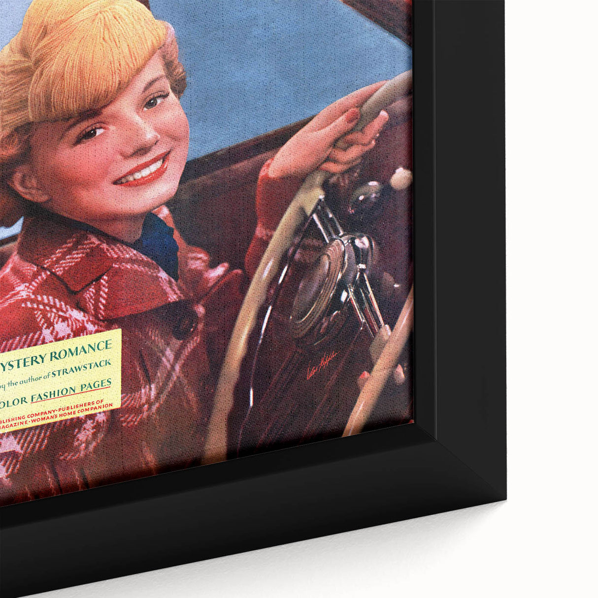 Vintage Magazine Cover Art – Woman’s Home Companion Retro Print