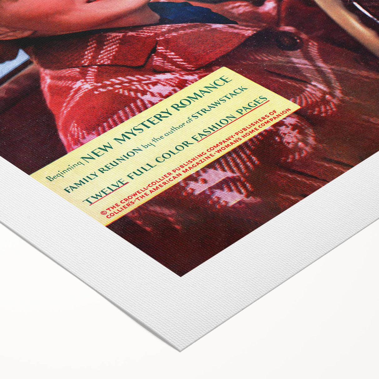 Vintage Magazine Cover Art – Woman’s Home Companion Retro Print