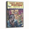 Vintage Magazine Cover Art – Zane Grey’s Western Action Print