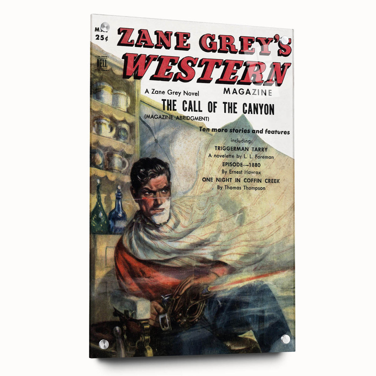 Vintage Magazine Cover Art – Zane Grey’s Western Canyon Print