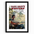 Vintage Magazine Cover Art – Zane Grey’s Western Canyon Print