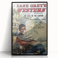 Vintage Magazine Cover Art – Zane Grey’s Western Canyon Print
