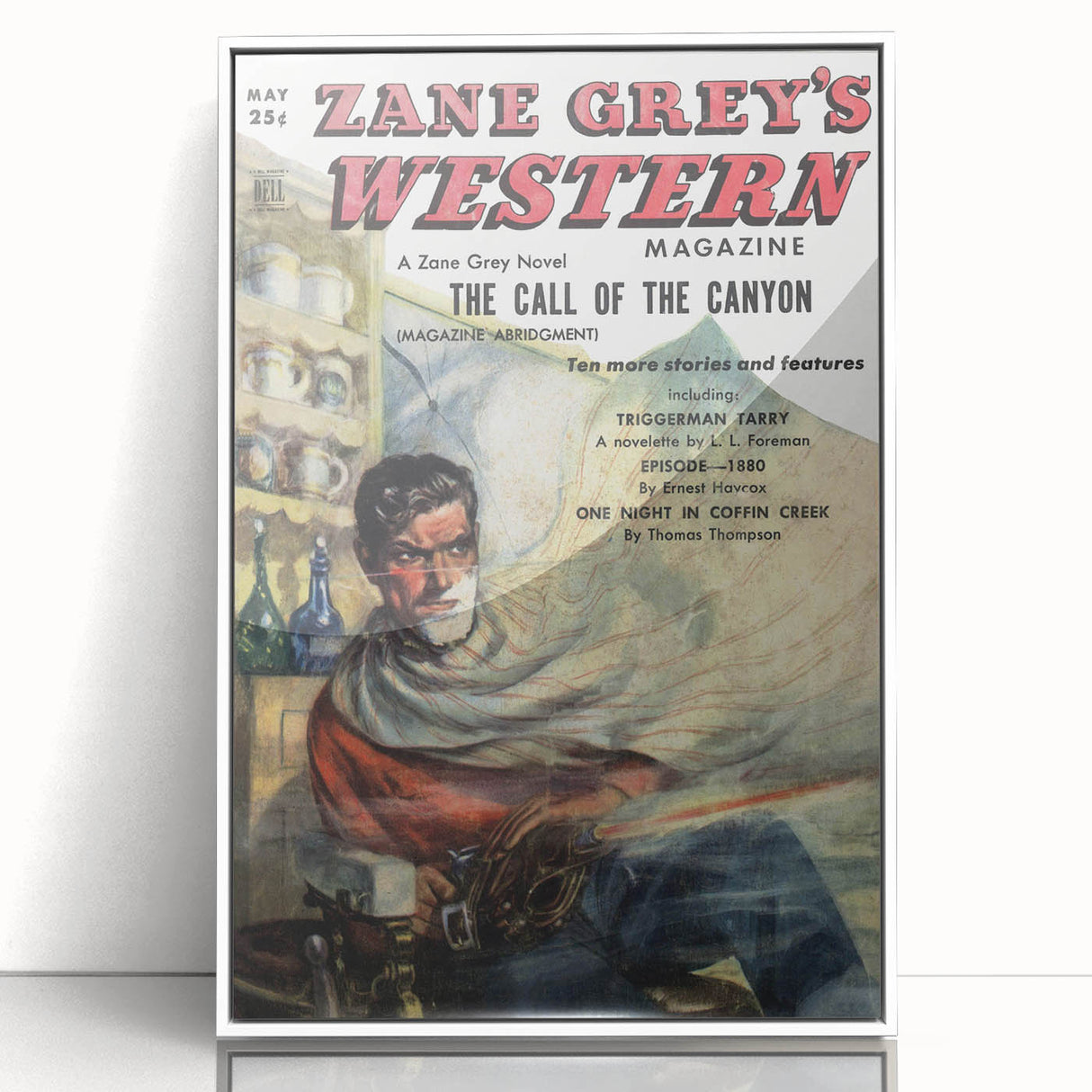 Vintage Magazine Cover Art – Zane Grey’s Western Canyon Print