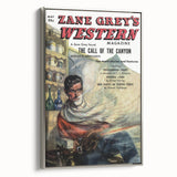 Vintage Magazine Cover Art – Zane Grey’s Western Canyon Print