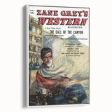 Vintage Magazine Cover Art – Zane Grey’s Western Canyon Print