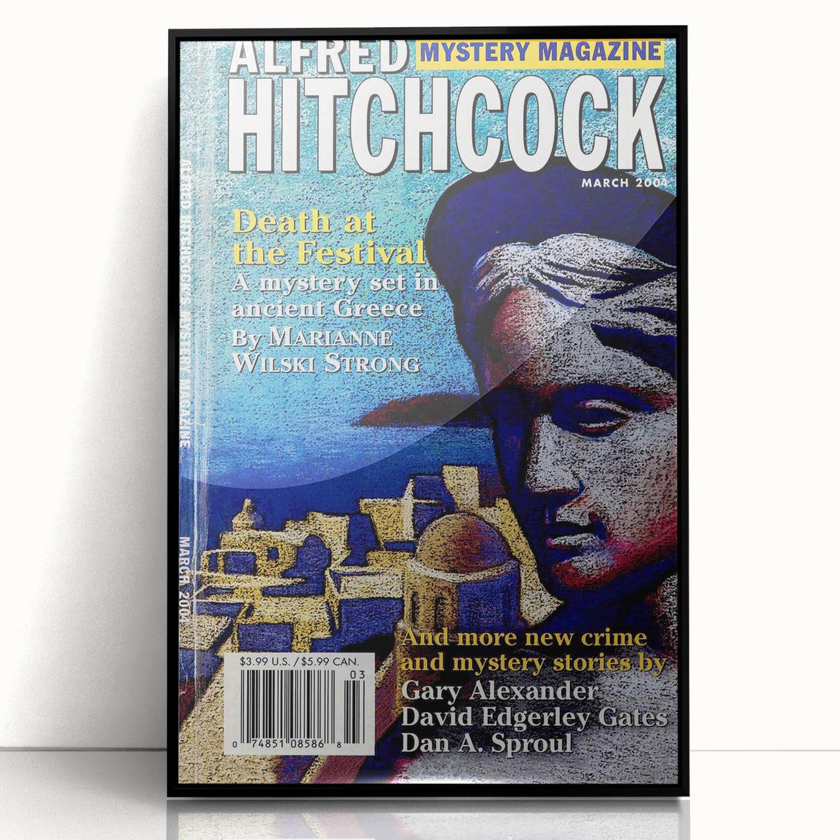 Vintage Magazine Cover Art - Alfred Hitchcock’s Mystery Magazine