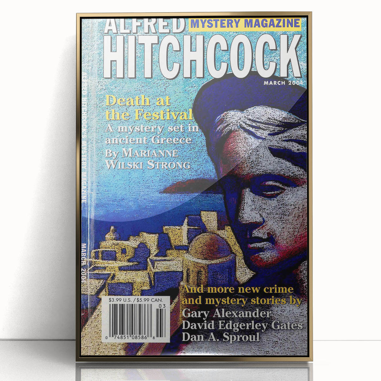 Vintage Magazine Cover Art - Alfred Hitchcock’s Mystery Magazine