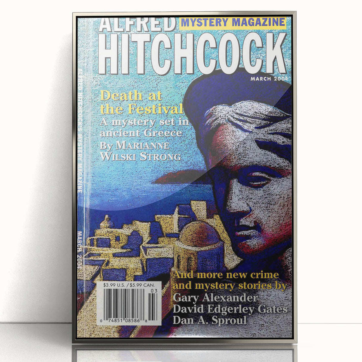 Vintage Magazine Cover Art - Alfred Hitchcock’s Mystery Magazine