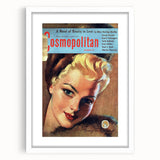 Vintage Cosmopolitan Magazine Cover Art – December 1955