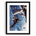 Vintage Magazine Cover Art – Expanse Sci-Fi Space Adventure Print