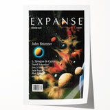 Vintage Magazine Cover Art – Retro Sci-Fi Space Wall Print