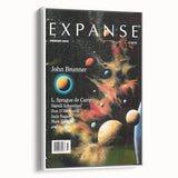 Vintage Magazine Cover Art – Retro Sci-Fi Space Wall Print