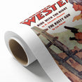 Vintage Magazine Cover Art - Retro Western Action Collectible Print