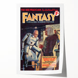 Vintage Magazine Cover Art - Retro Sci-Fi Classic Wall Print