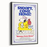 Snoopy, Come Home Vintage Movie Poster – Classic Motivational Art