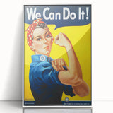 Vintage Motivational Poster - We Can Do It! Retro Art