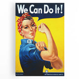 Vintage Motivational Poster - We Can Do It! Retro Art