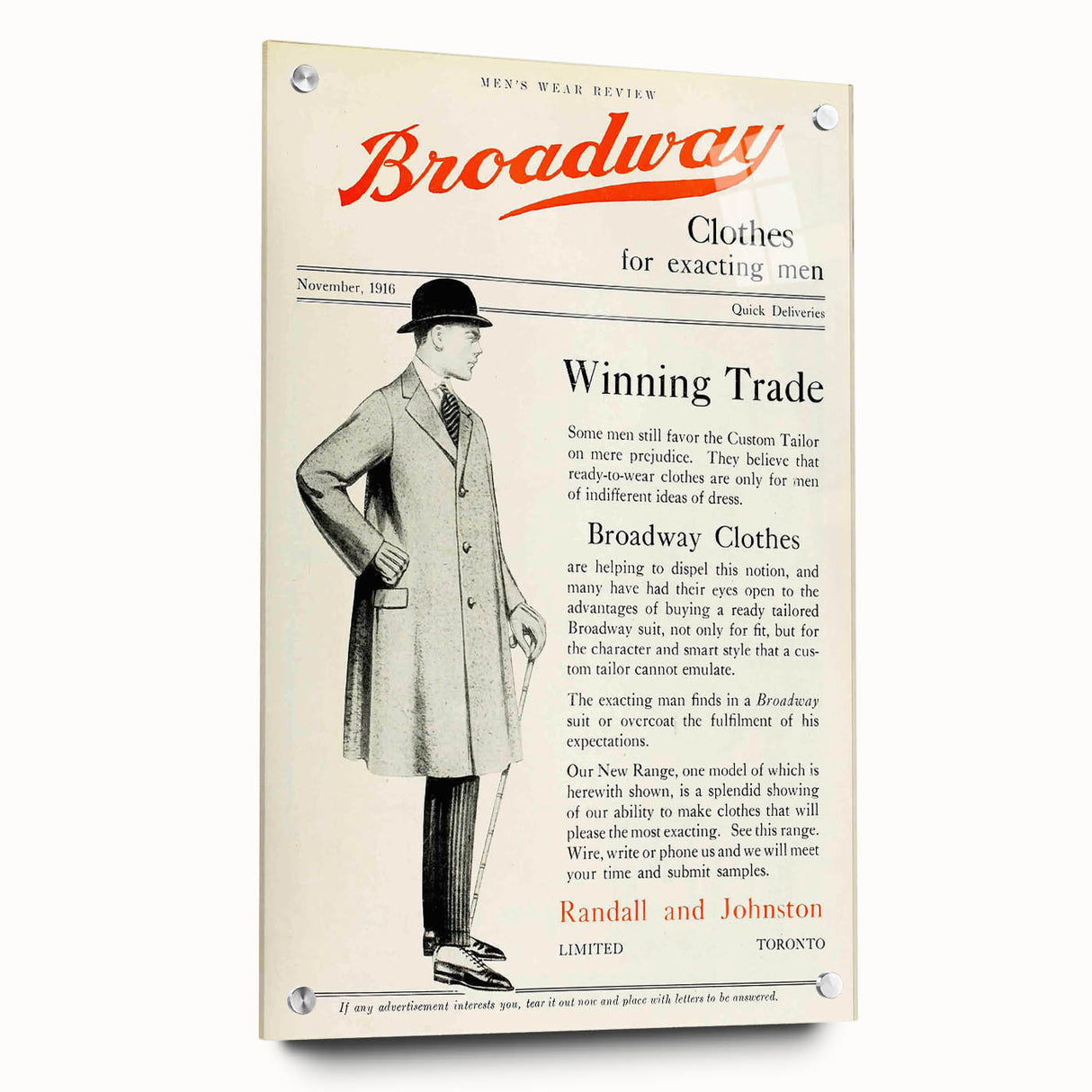 Vintage Motivational Poster – Inspirational Retro Art – Classic Quote Print