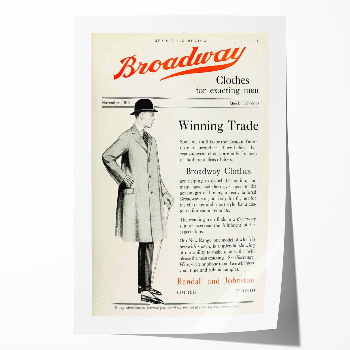 Vintage Motivational Poster – Inspirational Retro Art – Classic Quote Print